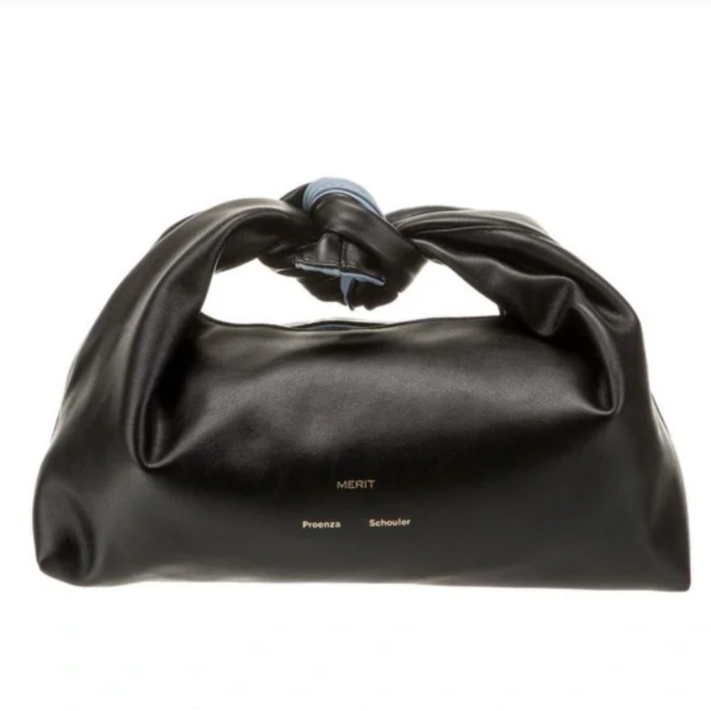Proenza Schouler x Merit Reversible Knot Handle Bag Black & Blue